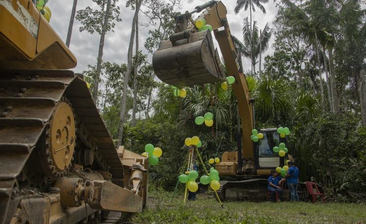 Bulldozers and balloons