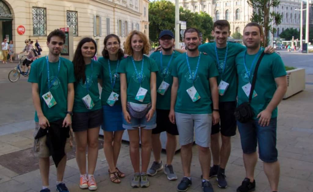 Foto des Teams in Wien