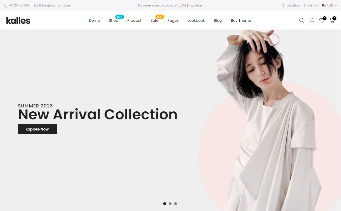 Best Shopify themes #2: Kalles