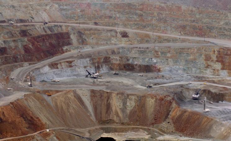 Copper mine in Cananea, Sonora