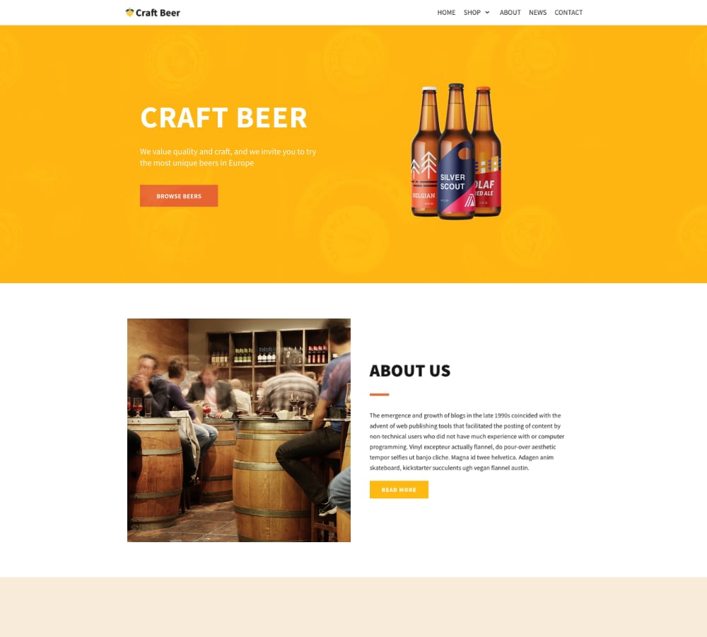 Craft Beer Bildmotiv