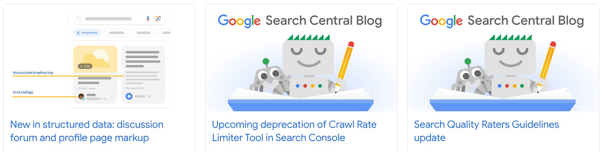 Google Search Central blog