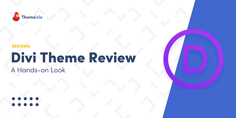 Divi theme review.