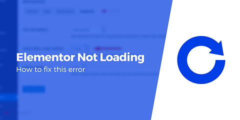 elementor not loading