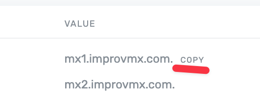 ImprovMX click