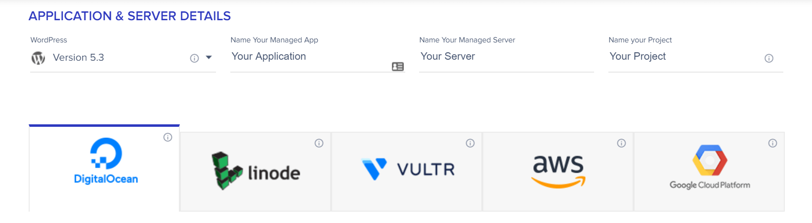 Choosing a cloud hosting provider.