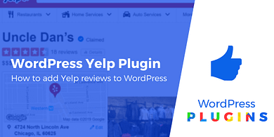 WordPress Yelp plugin